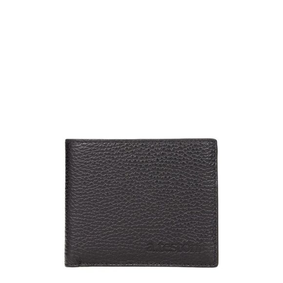 Testoni Black Leather Men´s Wallet